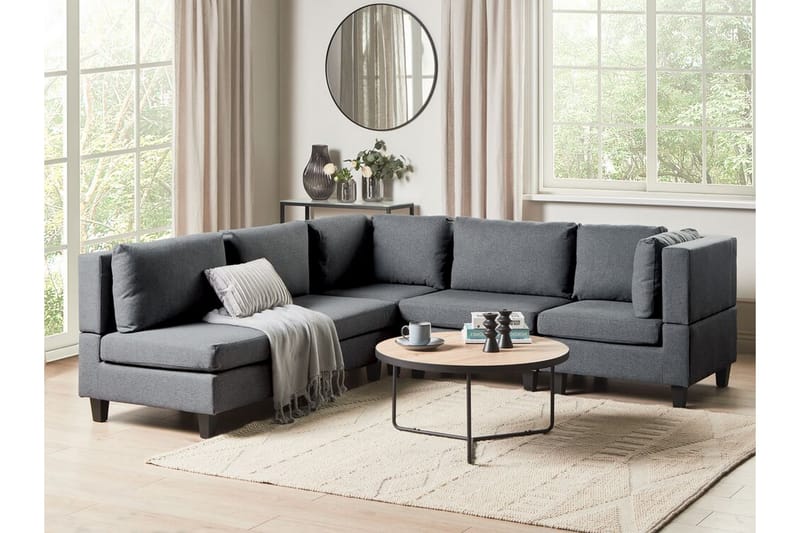 Buck Modulsofa 5-seter - Grå - Møbler - Sofaer - Modulsofaer - Komplett modulsofa