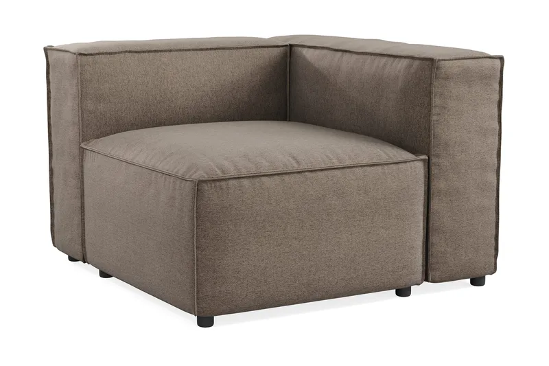 Cubo 1-seters Høyremodul i Stoff 108 cm bred - Grå - Møbler - Sofaer - Modulsofaer - Øvrige moduler for modulsofa