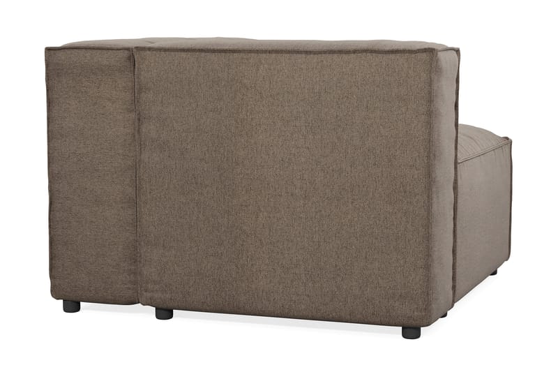 Cubo 1-seters Høyremodul i Stoff 108 cm bred - Grå - Møbler - Sofaer - Modulsofaer - Øvrige moduler for modulsofa