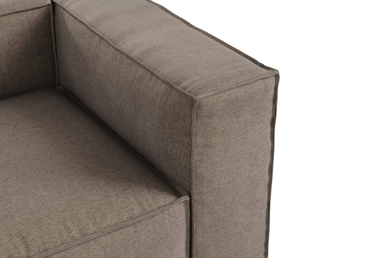 Cubo 1-seters Høyremodul i Stoff 108 cm bred - Grå - Møbler - Sofaer - Modulsofaer - Øvrige moduler for modulsofa