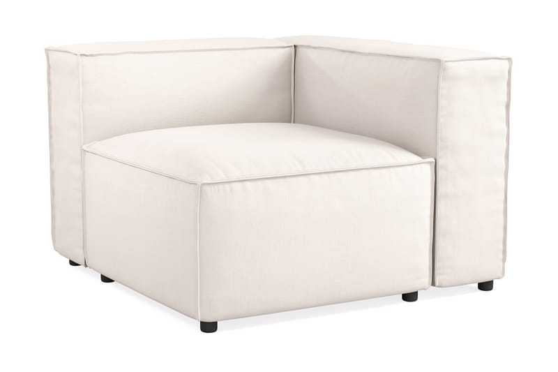 Cubo 1-seters Høyremodul i Stoff 108 cm bred - Hvit - Møbler - Sofaer - Modulsofaer - Øvrige moduler for modulsofa