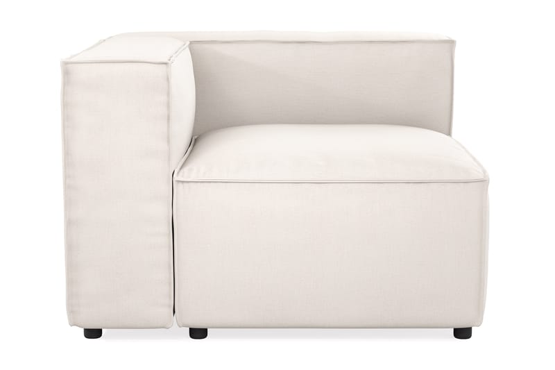 Cubo 1-seters Høyremodul i Stoff 108 cm bred - Hvit - Møbler - Sofaer - Modulsofaer - Øvrige moduler for modulsofa
