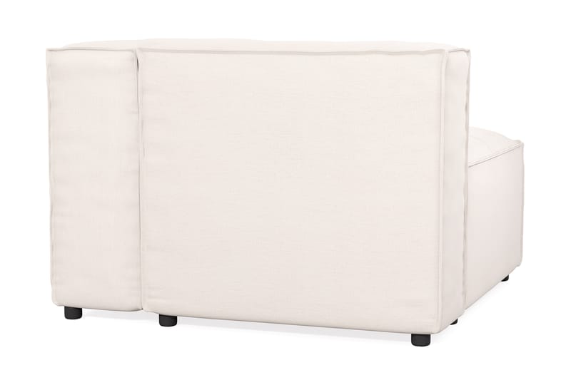 Cubo 1-seters Høyremodul i Stoff 108 cm bred - Hvit - Møbler - Sofaer - Modulsofaer - Øvrige moduler for modulsofa