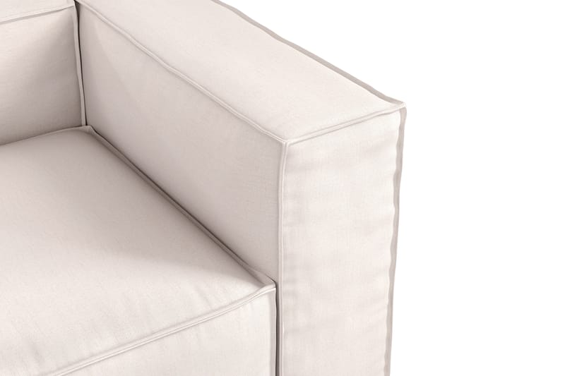 Cubo 1-seters Høyremodul i Stoff 108 cm bred - Hvit - Møbler - Sofaer - Modulsofaer - Øvrige moduler for modulsofa