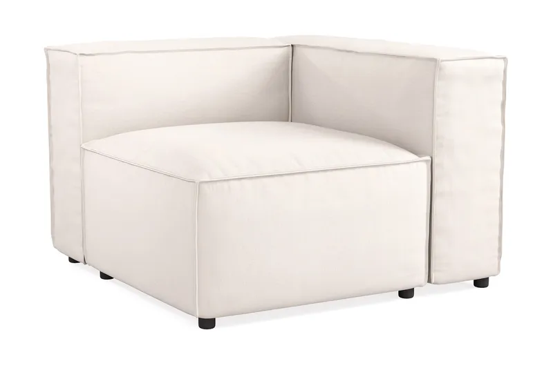 Cubo 1-seters Høyremodul i Stoff 108 cm bred - Lys beige - Møbler - Sofaer - Modulsofaer - Øvrige moduler for modulsofa