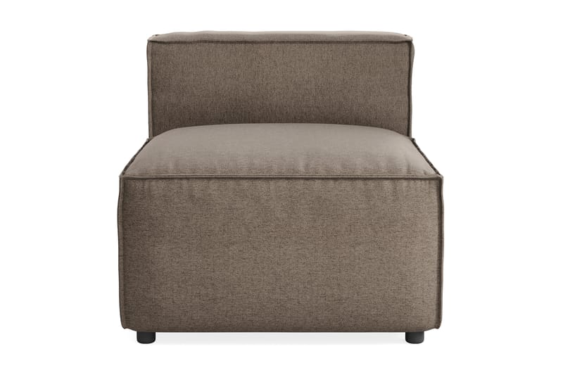 Cubo 1-seters Midtmodul i Stoff 80 cm bred - Grå - Møbler - Sofaer - Modulsofaer - Midtmodul