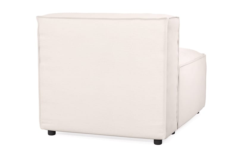 Cubo 1-seters Midtmodul i Stoff 80 cm bred - Lys beige - Møbler - Sofaer - Modulsofaer - Midtmodul
