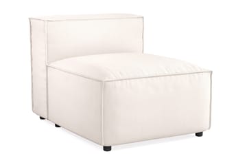 Cubo 1-seters Midtmodul i Stoff 80 cm bred - Lys beige - Møbler - Sofaer - Modulsofaer - Midtmodul