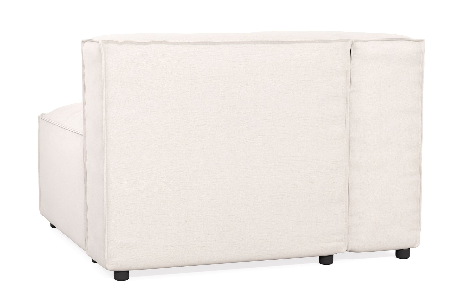 Cubo 1-seters Venstremodul i Stoff 108 cm bred - Hvit - Møbler - Sofaer - Modulsofaer - Øvrige moduler for modulsofa