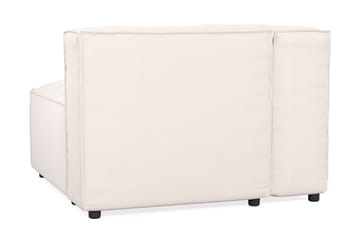 Cubo 1-seters Venstremodul i Stoff 108 cm bred - Hvit - Møbler - Sofaer - Modulsofaer - Øvrige moduler for modulsofa