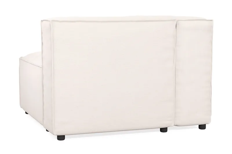 Cubo 1-seters Venstremodul i Stoff 108 cm bred - Lys beige - Møbler - Sofaer - Modulsofaer - Øvrige moduler for modulsofa