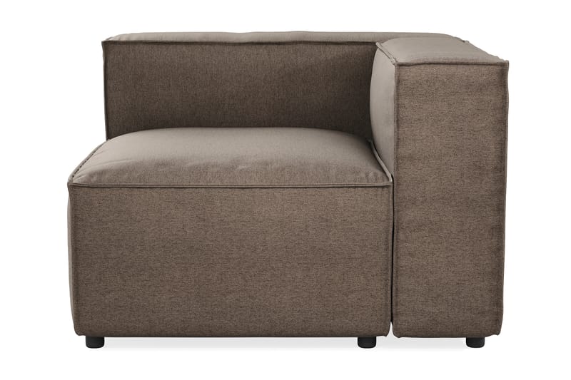 Cubo 1-seters Venstremodul i Stoff - Grå - Møbler - Sofaer - Modulsofaer - Øvrige moduler for modulsofa