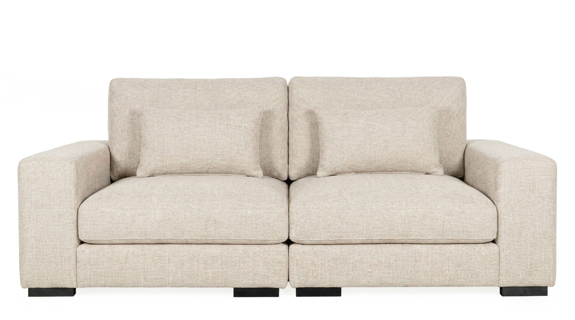 Dubai 2-seters sofa ekstra dyp i Chenille - Beige