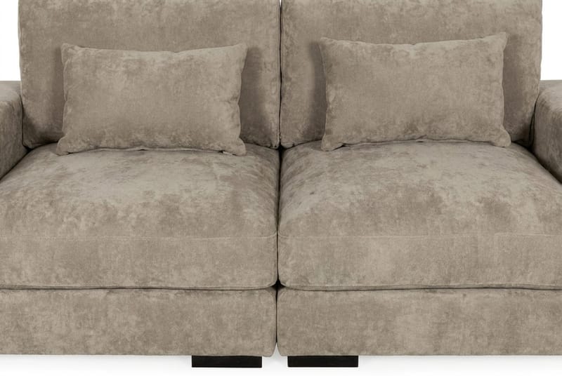 Dubai 2-seters sofa ekstra dyp i Chenille - Brun - Møbler - Sofaer - Modulsofaer - Komplett modulsofa
