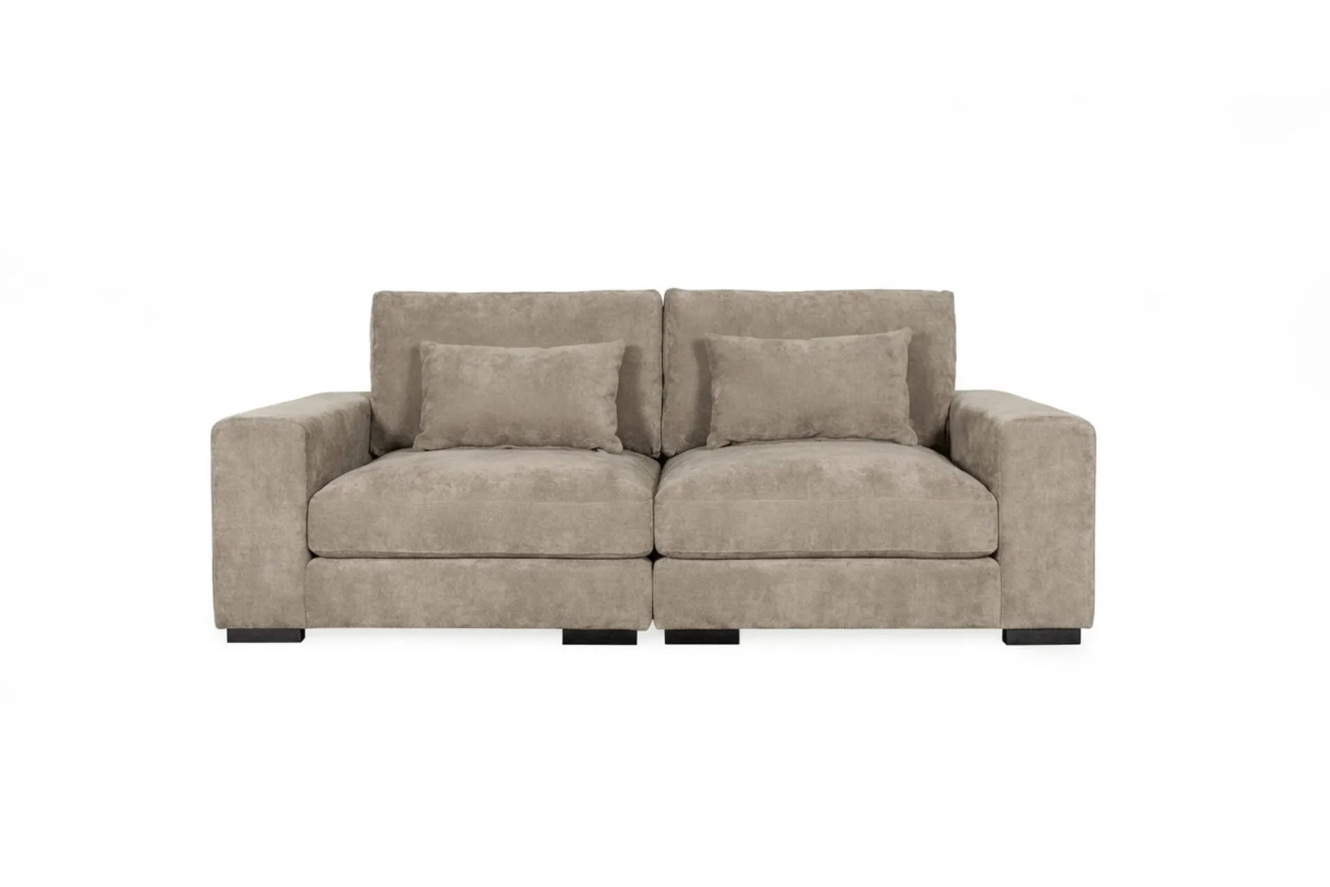 Dubai 2-seters sofa ekstra dyp i Chenille - Brun