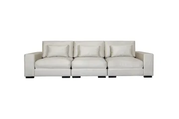 Dubai 3-seters sofa fløyel ekstra dyp