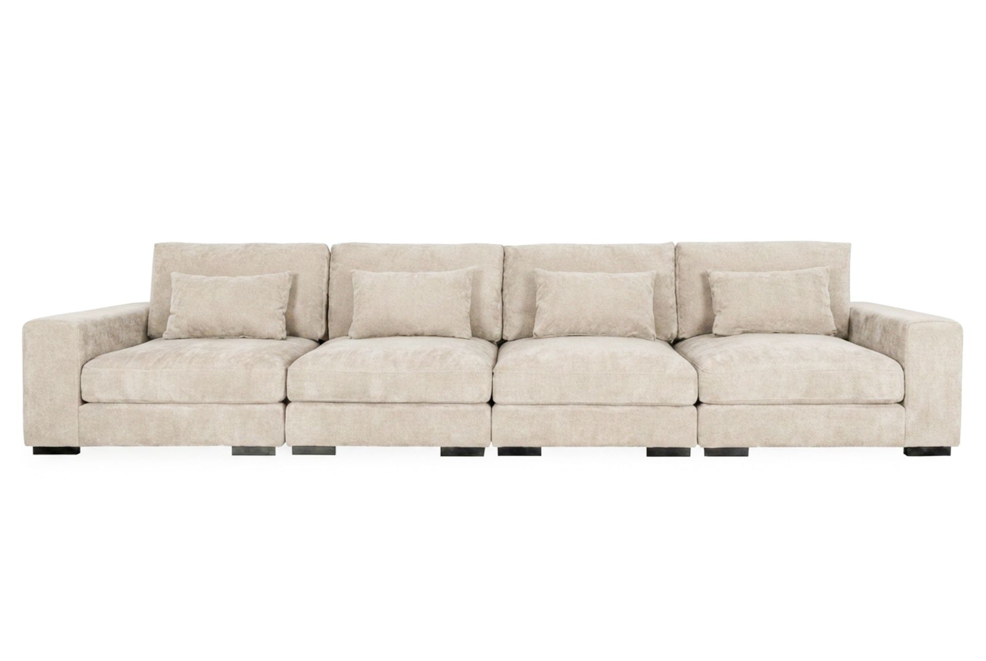 Dubai 4-seters sofa ekstra dyp i Chenille - Beige