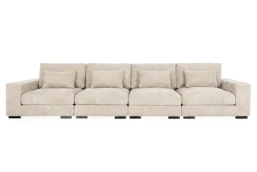 Dubai 4-seters sofa ekstra dyp i Chenille