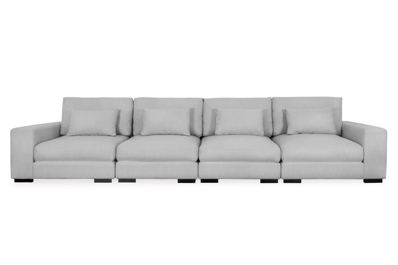 Dubai 4-seters sofa ekstra dyp, Lysegrå