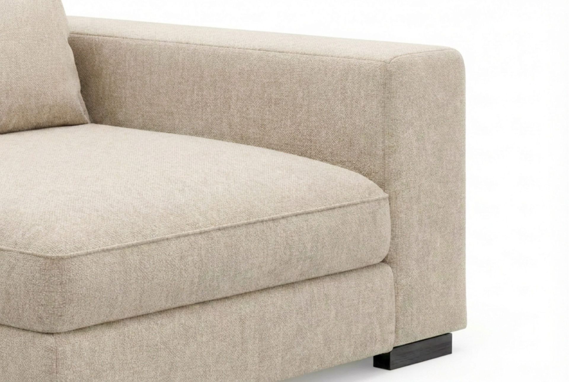 Dubai armlene høyre i Chenille - Beige