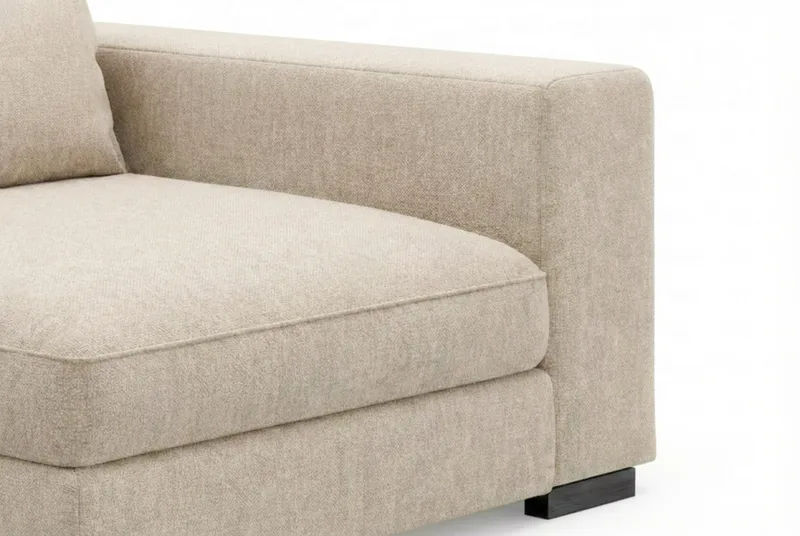 Dubai armlene høyre i stoff - Beige - Møbler - Sofaer - Modulsofaer - Øvrige moduler for modulsofa