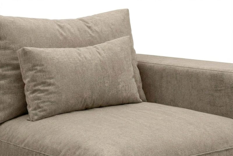 Dubai armlene høyre i stoff - Beige/grå - Møbler - Sofaer - Modulsofaer - Øvrige moduler for modulsofa