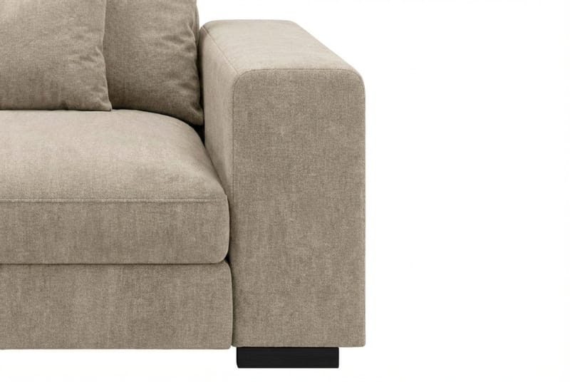 Dubai armlene høyre i stoff - Beige/grå - Møbler - Sofaer - Modulsofaer - Øvrige moduler for modulsofa