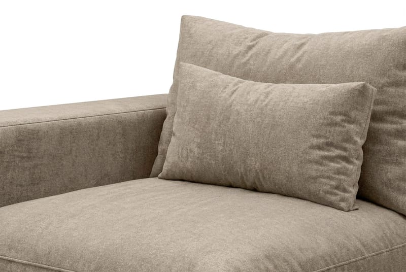 Dubai armlene venstre i stoff - Beige/grå - Møbler - Sofaer - Modulsofaer - Øvrige moduler for modulsofa