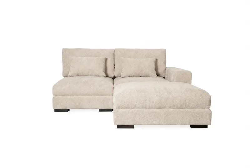Dubai divansofa høyre - Beige - Møbler - Sofaer - Modulsofaer - Komplett modulsofa