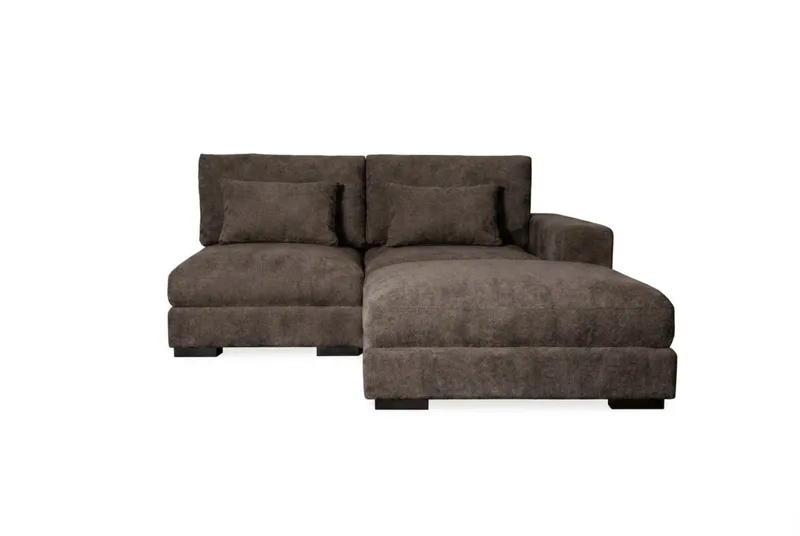 Dubai Divansofa Høyre ekstra dyp - Mørkebrun - Møbler - Sofaer - Modulsofaer - Komplett modulsofa