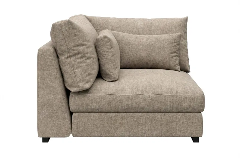 Dubai hjørnemodul i stoff - Beige/grå - Møbler - Sofaer - Modulsofaer - Hjørnemodul