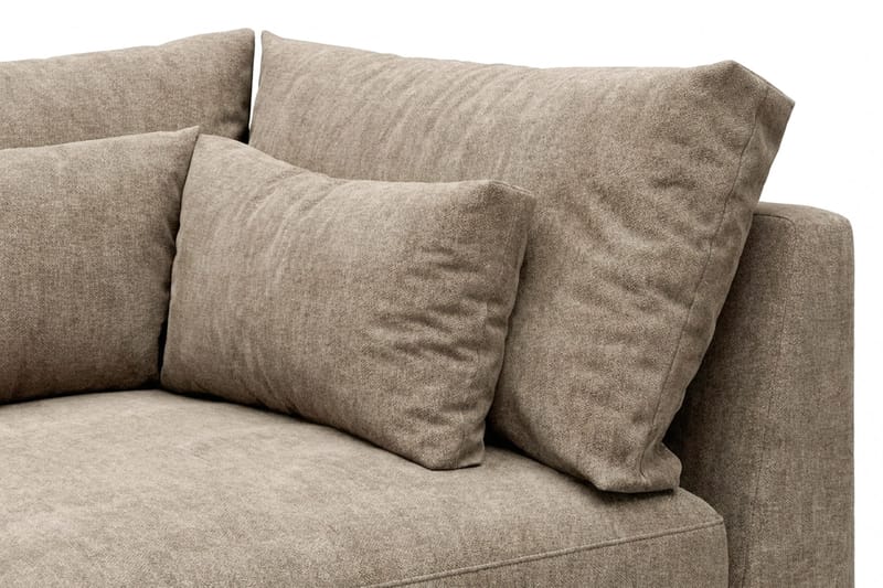 Dubai hjørnemodul i stoff ekstra dyp - Beige/grå - Møbler - Sofaer - Modulsofaer - Hjørnemodul