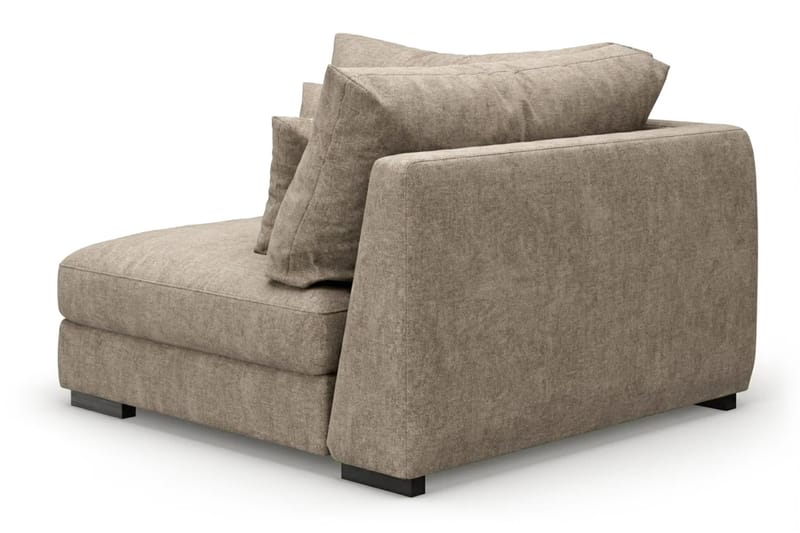 Dubai hjørnemodul i stoff ekstra dyp - Beige/grå - Møbler - Sofaer - Modulsofaer - Hjørnemodul