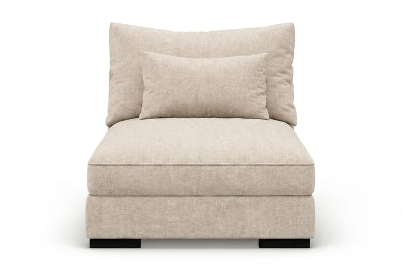 Dubai midtmodul i stoff ekstra dyp - Beige - Møbler - Sofaer - Modulsofaer - Midtmodul