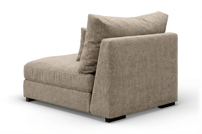 Dubai midtmodul i stoff ekstra dyp - Brun - Møbler - Sofaer - Modulsofaer - Midtmodul
