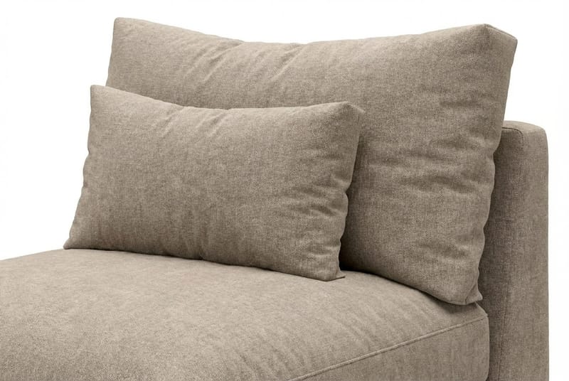 Dubai midtmodul i stoff ekstra dyp - Brun - Møbler - Sofaer - Modulsofaer - Midtmodul