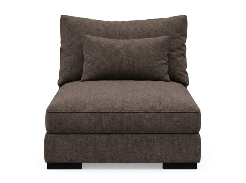 Dubai midtmodul i stoff - Mørkebrun - Møbler - Sofaer - Modulsofaer - Midtmodul