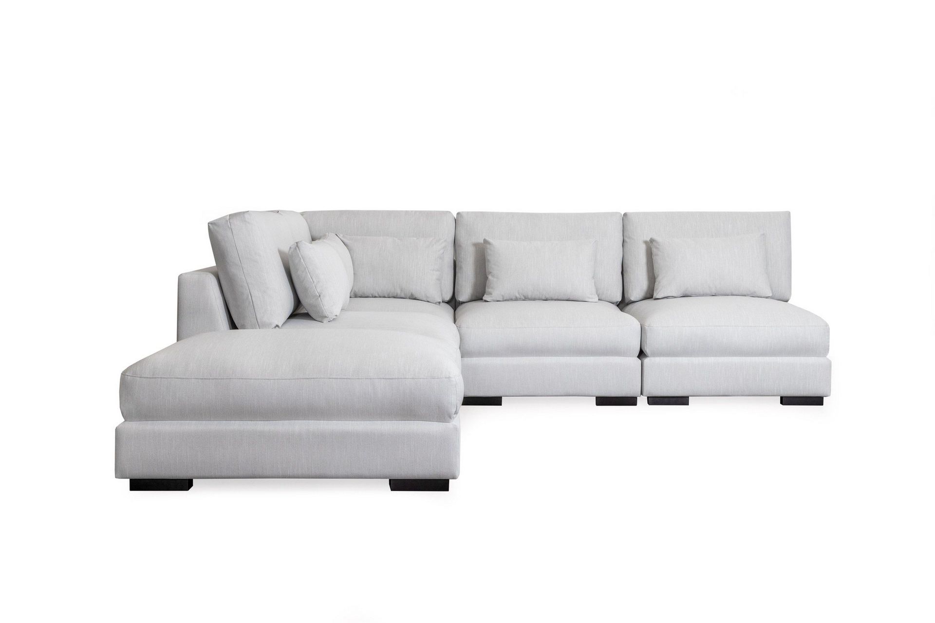 Dubai sjeselongsofa høyre ekstra dyp - Beige