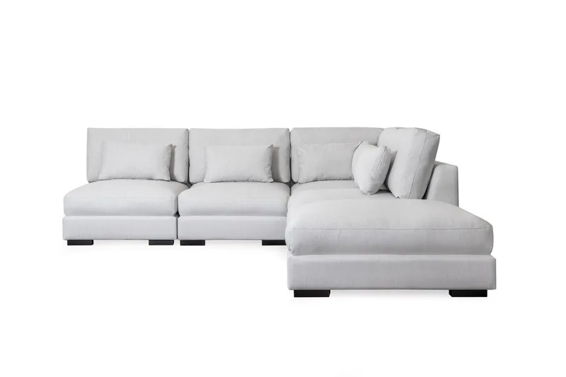 Dubai sjeselongsofa venstre, Beige