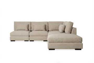 Dubai sjeselongsofa venstre ekstra dyp i Chenille