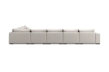 Dubai U-modulsofa Large med divan venstre ekstra dyp - Beige - Møbler - Sofaer - Modulsofaer - Komplett modulsofa