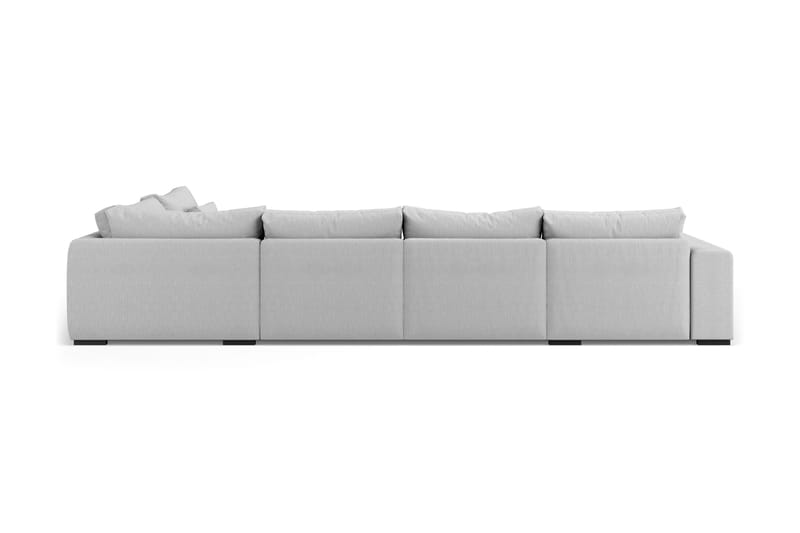 Dubai U-modulsofa med divan venstre ekstra dyp - Lysegrå - Møbler - Sofaer - Modulsofaer - Komplett modulsofa