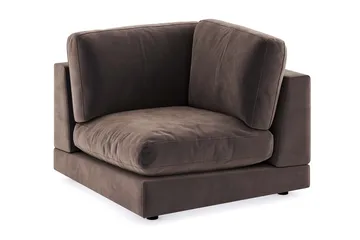 Arken 1-seters Hjørnemodul i Fløyel