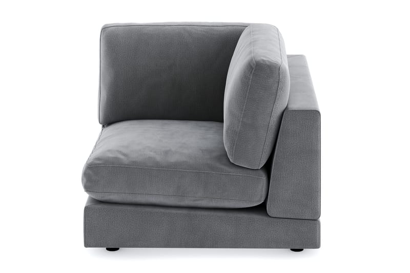 Arken 1-seters Hjørnemodul i Fløyel - Lys grå - Møbler - Sofaer - Modulsofaer - Hjørnemodul
