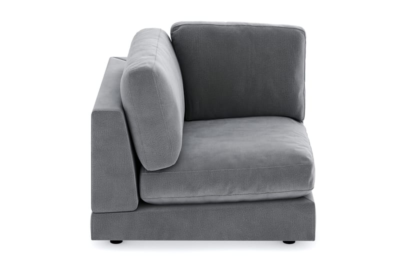 Arken 1-seters Hjørnemodul i Fløyel - Lys grå - Møbler - Sofaer - Modulsofaer - Hjørnemodul