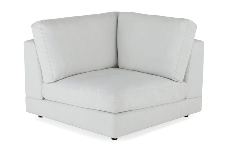 Arken 1-seters Hjørnemodul i Stoff, Lys grå