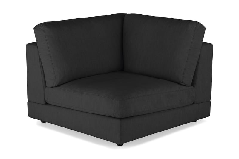 Arken 1-seters Hjørnemodul i Stoff - Svart - Møbler - Sofaer - Modulsofaer - Hjørnemodul