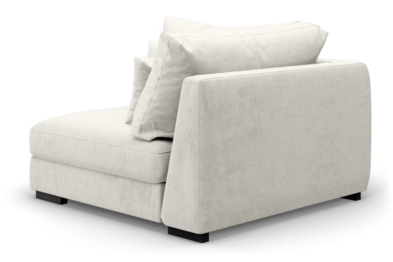 Dubai Hjørnemodul Fløyel ekstra dyp - Hvit - Møbler - Sofaer - Modulsofaer - Hjørnemodul