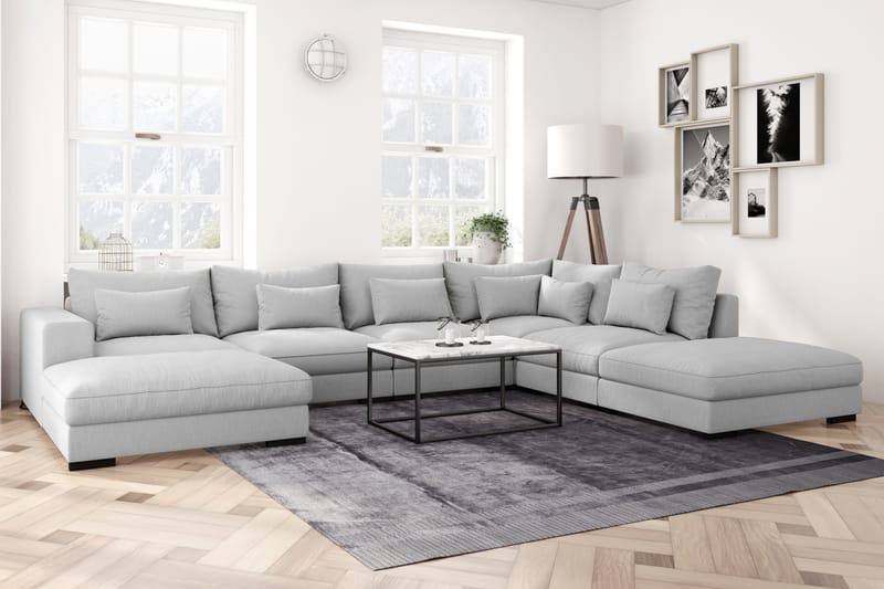 Dubai Hjørnemodul - Lysegrå - Møbler - Sofaer - Modulsofaer - Hjørnemodul