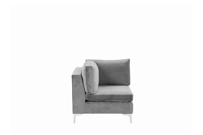 Evja Hjørnemodul - Fløyel/Grå - Møbler - Sofaer - Modulsofaer - Hjørnemodul